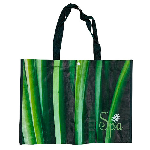 客製化廣告贈品袋-PE編織購物袋